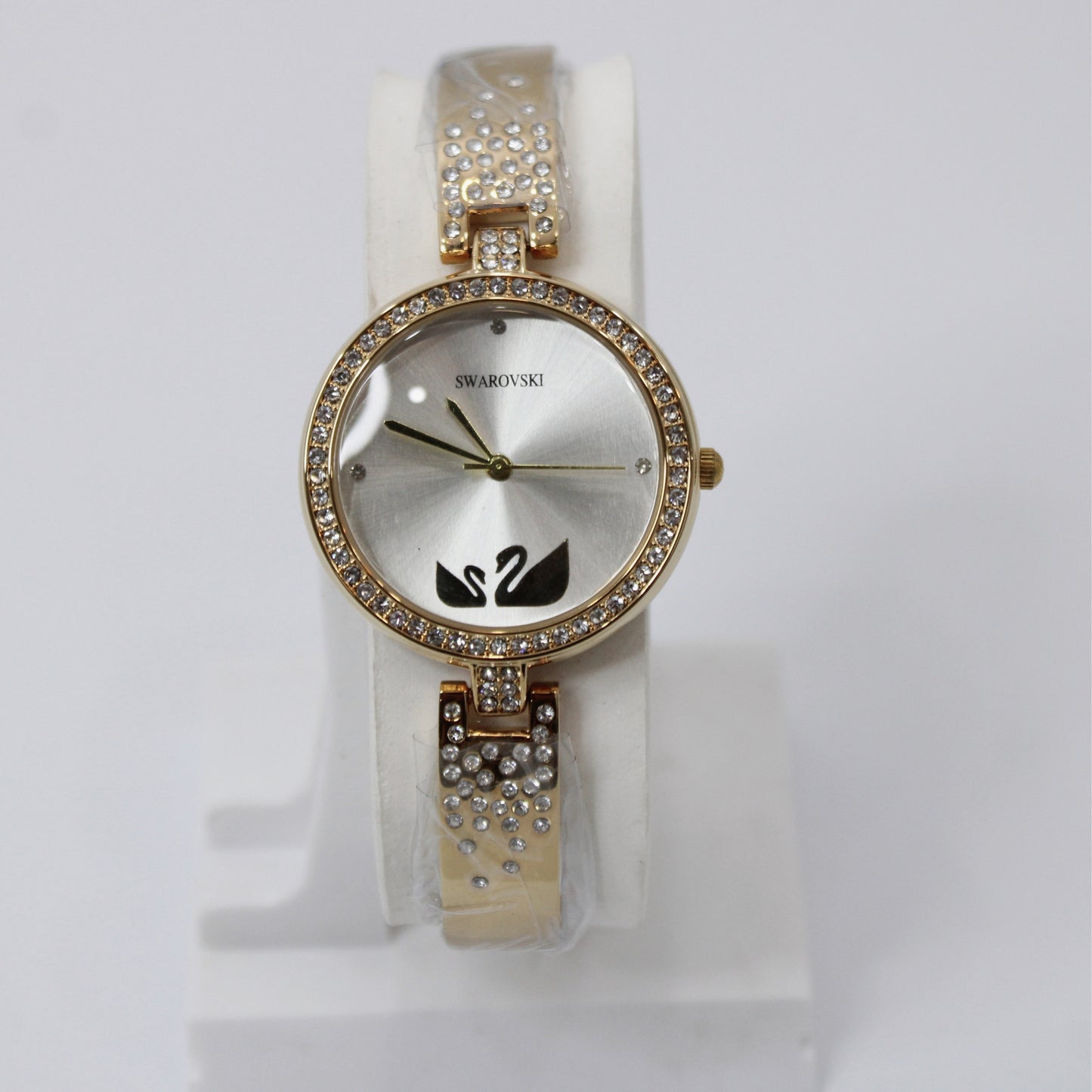 Swarovski Silver Gold Watch